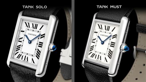 cartier tank vs tank must.